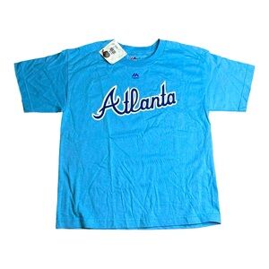 Atlanta Braves Murphy shirt size Large 14 16 NWT